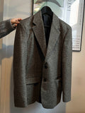 Premium Shetland Check Wool Jacket