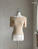 Fierun Off Shoulder Knit