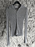 Lippy Collar Knit Cardigan