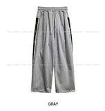 Half Camo Color Matching Line Training Pants