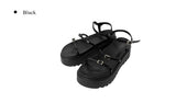 Body Buckle Platform Sole Sandals