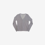 Roiti See-Through Two-Way Cardigan