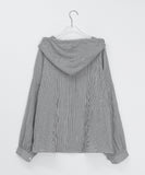 Ottle See-Through Hood Check Shirt
