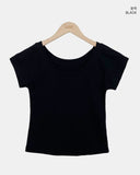 Point One Off-shoulder Short Sleeve T-shirt