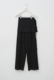 (W) Pin Wrap Skirt Pants