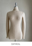 Reducey Button Ribbed Turtleneck Knit