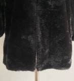 Lenu String Ecofur Mink Mustang Hood Zip-Up