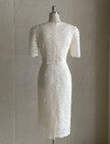 Lovean Square Lace One Piece