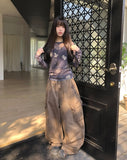 Karn Multi-Pocket Wide Cargo Pants
