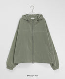 [unisex] Duque Summer Nylon Hood Over Wind Jumper