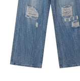 Nippen Damaged Wide Denim Pants