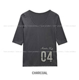 Macha crack numbering elbow length short sleeves