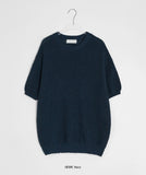 [unisex] Horton Summer Boucle Round Short Sleeve Knit