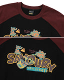 SNACK CAT Raglan Sweatshirt