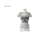 Kubu Ribbed Lettering Slim Short Sleeve T-Shirt