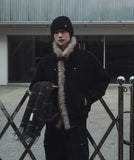 Creme Raccoon Fur Padding Mustang