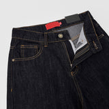 Back Pocket Point Maxi Wide Fit Raw Denim Pants