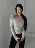 Soft Drape Slim Top
