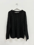 Twist acrylic loose fit knit