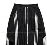 Turfy Unbalanced Track Nylon Training Pants