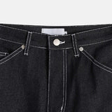 Cres Double Knee Carpenter Raw Denim Pants