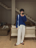 Etri Two-Tuck Banding Slacks