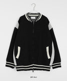 [unisex] Decoy varsity two-way knit over jacket