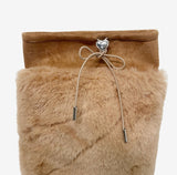 Furmin Suede Fur Heart String Boots