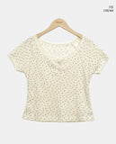 Diffuse Lace Short Sleeve T-shirt