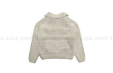 (WOOL) HEAVY CRAFT KNIT CARDIGAN