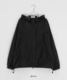 [unisex] Hishan Cut Two-Way Hood Windbreaker