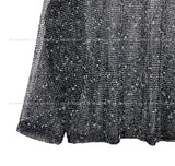 Confuse shine see-through knit