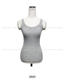 [U-BASIC] Cover-up Basic Ribbed Sleeveless T-Shirt