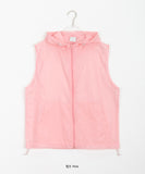 [unisex] Maoki Nylon String Over Hood Vest