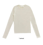 WOOL SLIM LONG SLEEVE