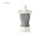 Suha Lace Square Ribbed Sleeveless