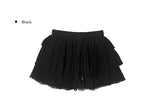 Lying Lace Tiered Banding Mini Skirt
