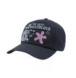 Flower Applique Camp Cap