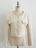 Eve Tweed Crop Jacket