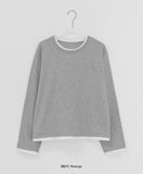 [BAONHAUS] Gilmove Layered Color Matching Long Sleeve Tee