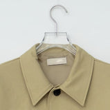 Autumn Cutting Crop Trench Coat