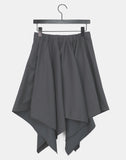 Maring Unbalanced Layered Midi Skirt
