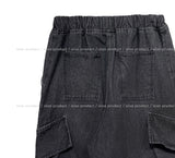 Flynn diagonal pocket denim cargo pants