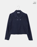 [MADE] Durie Collar Pocket Two-Button Double Jacket