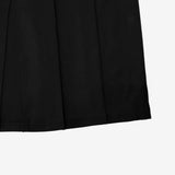 racket strap pleated long skirt