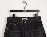 [MADE] Volkin Back Point Vizo Washing Long Wide Dark Denim Pants