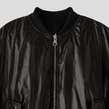 Foreign Glossy Reversible Crop Padding