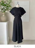 Belushi Round Span Short Sleeve Long One Piece