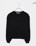 Abil Basic Round Neck Long Sleeve Knit