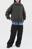 Det Washed Cropped Hoodie